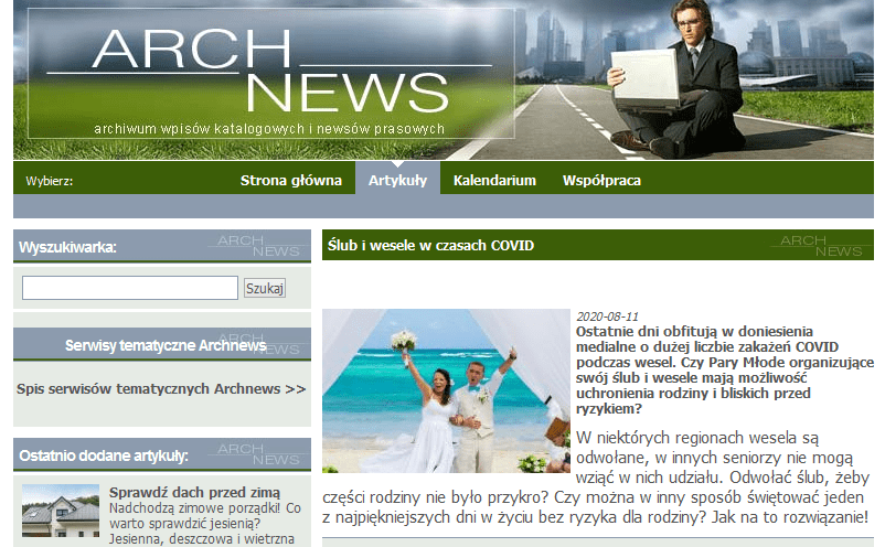 Screenshot_2020 08 31 Ślub I Wesele W Czasach COVID   Arch NEWS